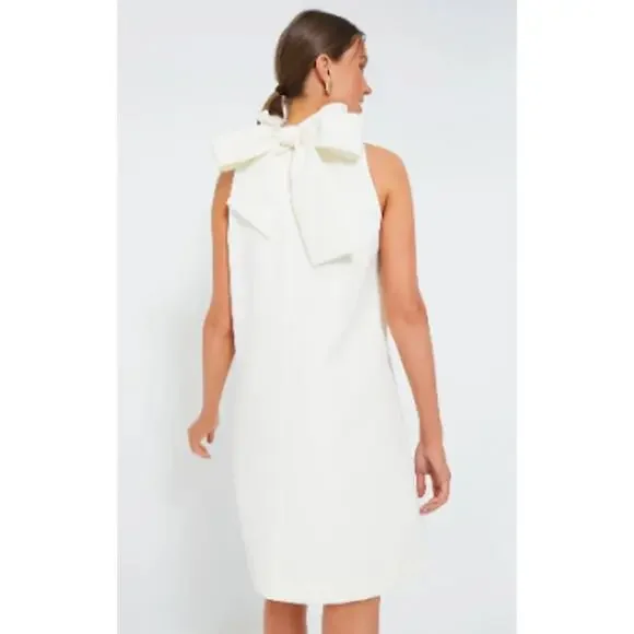 Tuckernuck White Blythe Dress Sleeveless Ruffle Collar Mini Dress Size Small (S)